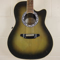 Morris Tornado AZJ Roundback Cutaway 1985 Olive Green Sunburst Acoustic Japan