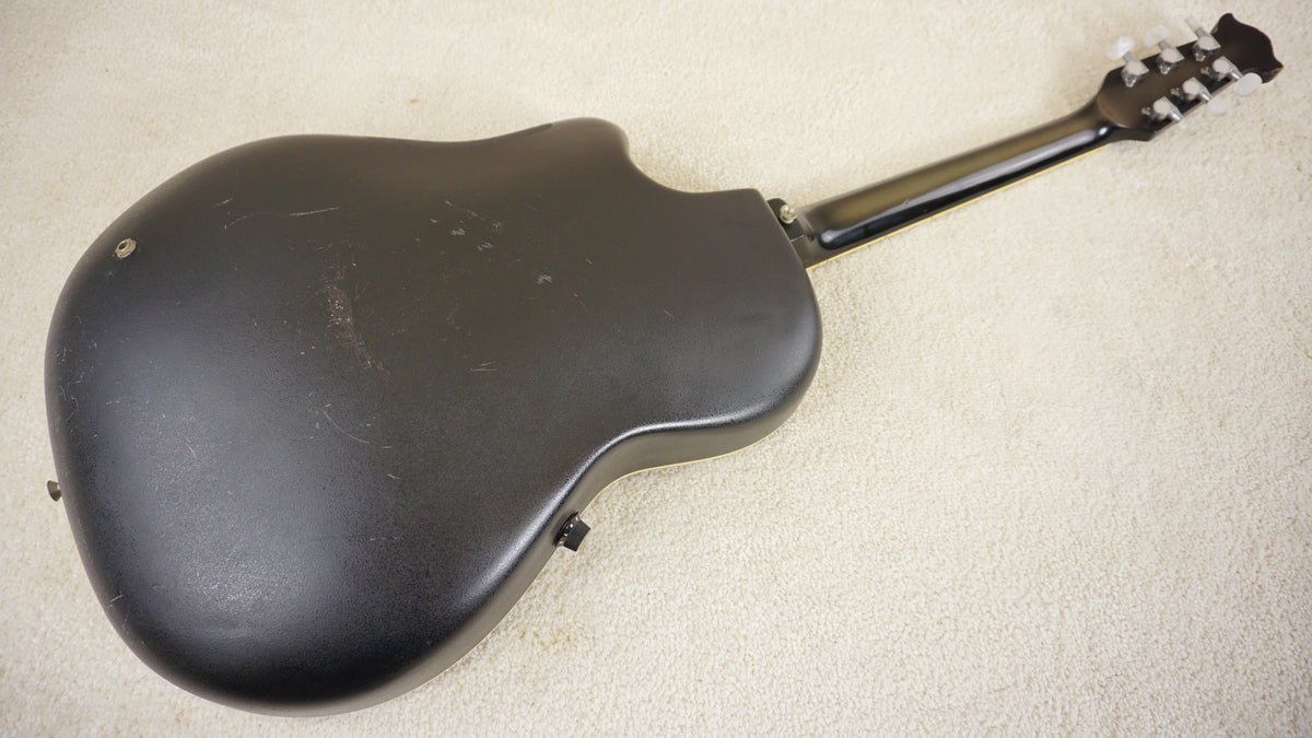 Morris Tornado AZJ Roundback Cutaway 1985 Olive Green Sunburst Acoustic Japan