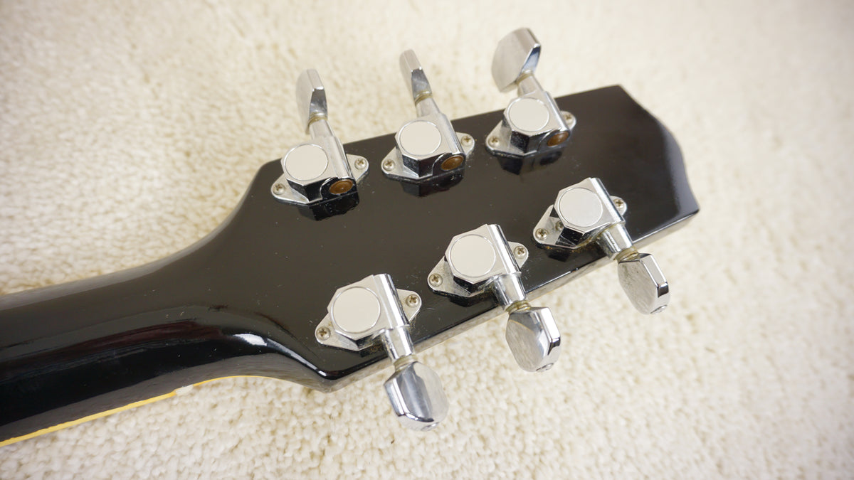 Tokai TEA-80D Florentine Cutaway 1989 Gloss Black Acoustic Electric Guitar Japan