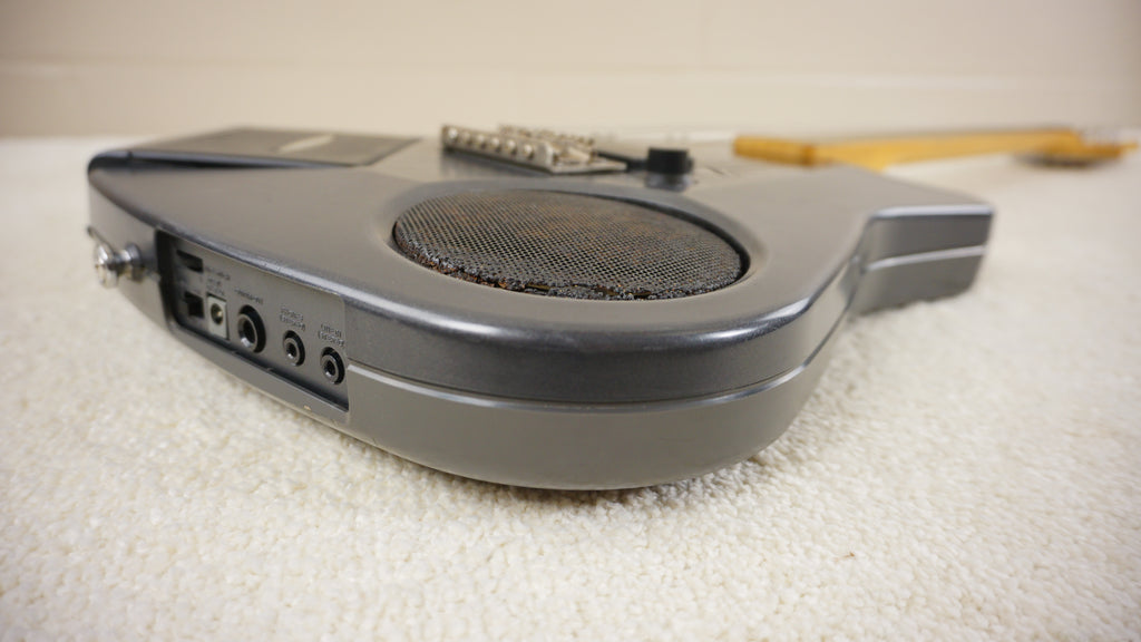 Casio EG-5 Cassette Player Built-In Speaker 1988 Metallic Grey Guitar Japan