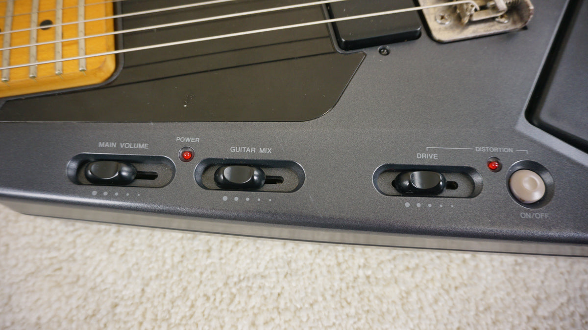 Casio EG-5 Cassette Player Built-In Speaker 1988 Metallic Grey Guitar Japan