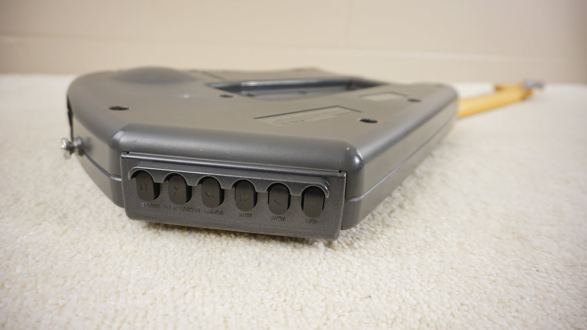 Casio EG-5 Cassette Player Built-In Speaker 1988 Metallic Grey Guitar Japan