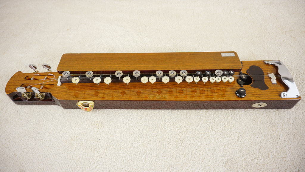 Kindenryu Momiji Electric Taishogoto Vintage Japanese Nagoya Harp Natural