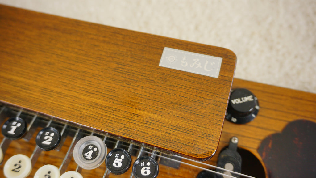 Kindenryu Momiji Electric Taishogoto Vintage Japanese Nagoya Harp Natural