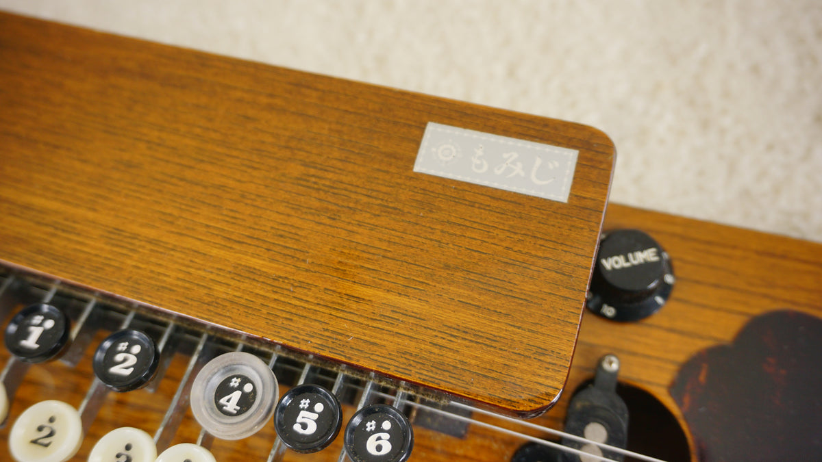 Kindenryu Momiji Electric Taishogoto Vintage Japanese Nagoya Harp Natural