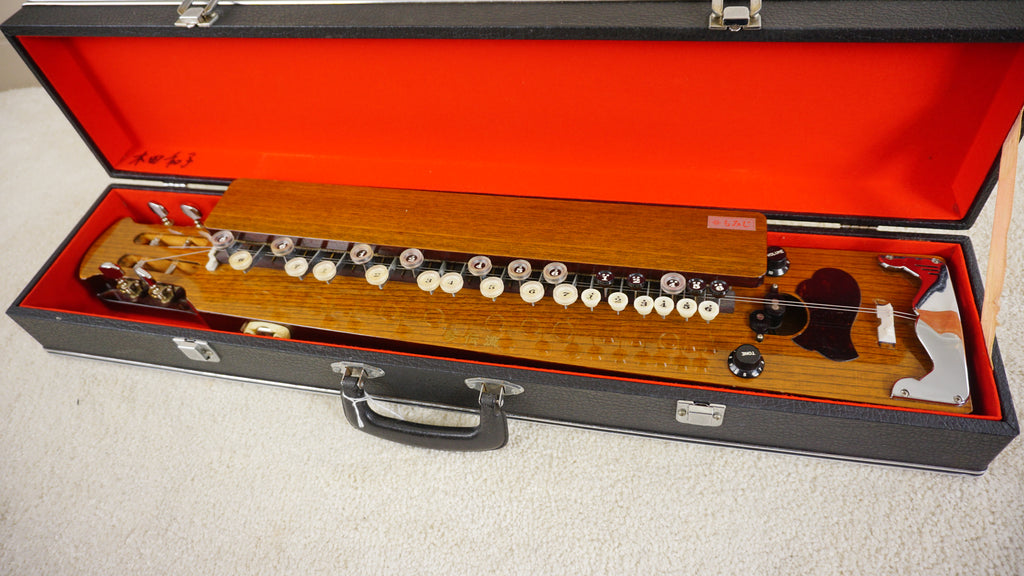 Kindenryu Momiji Electric Taishogoto Vintage Japanese Nagoya Harp Natural