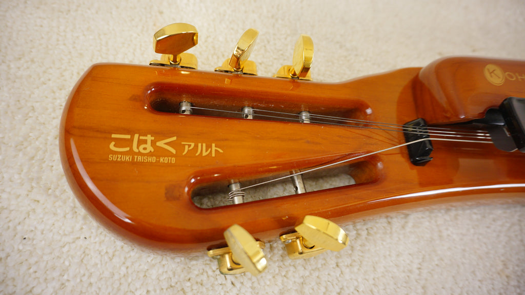Suzuki Kohaku Alto CHK-3 Electric Taishogoto 2005 Deep Bass Nagoya Harp