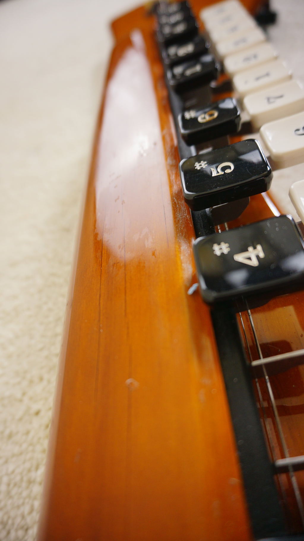 Suzuki Kohaku Alto CHK-3 Electric Taishogoto 2005 Deep Bass Nagoya Harp