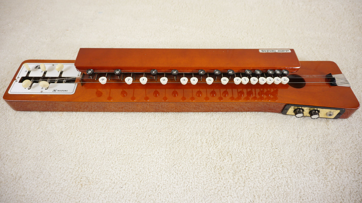 Suzuki Tokumatsu Soprano Electric Taishogoto 1980s Vintage Nagoya Harp Natural
