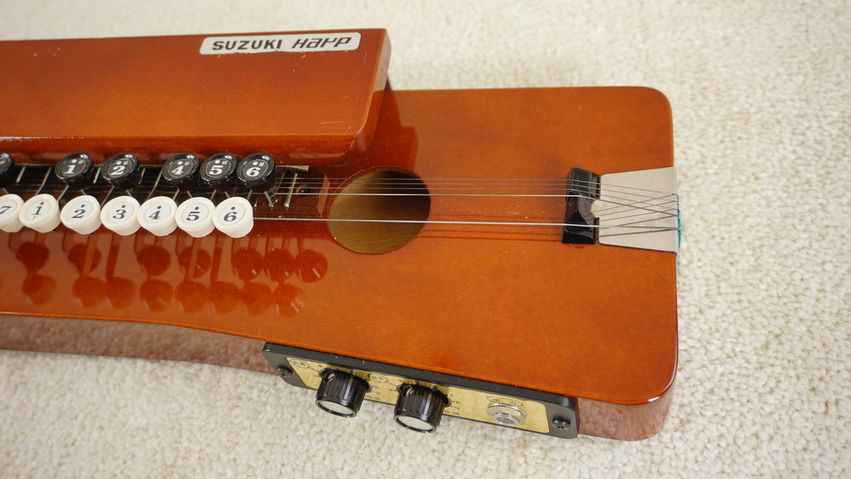 Suzuki Tokumatsu Soprano Electric Taishogoto 1980s Vintage Nagoya Harp Natural
