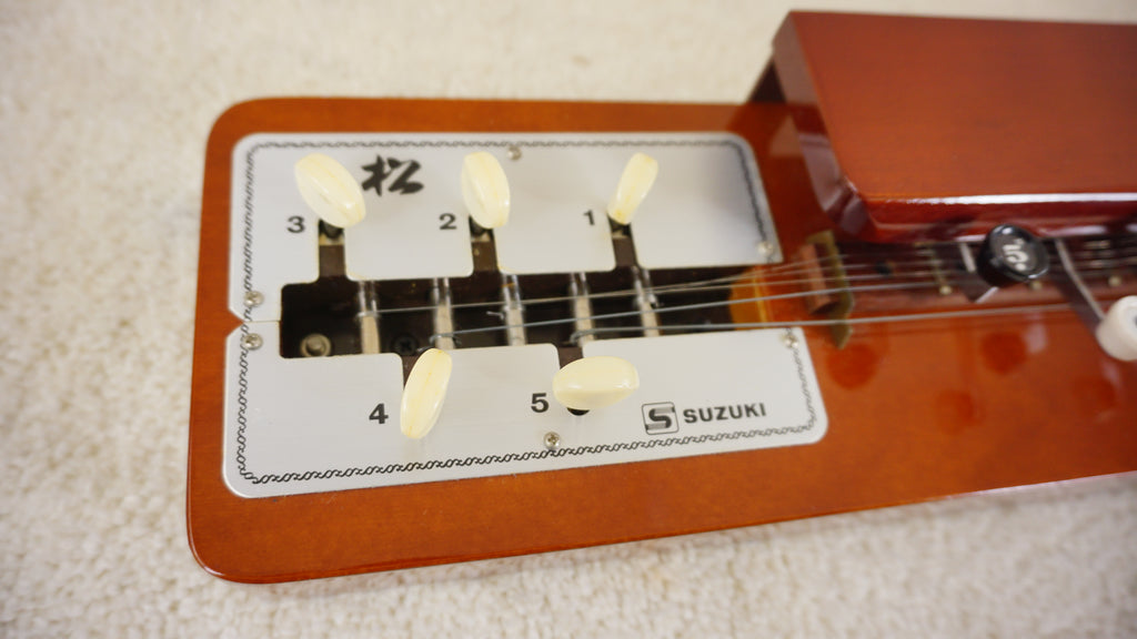 Suzuki Tokumatsu Soprano Electric Taishogoto 1980s Vintage Nagoya Harp Natural