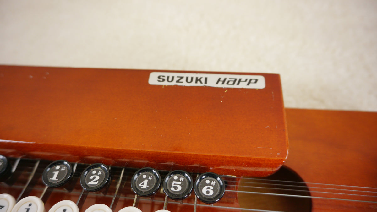 Suzuki Tokumatsu Soprano Electric Taishogoto 1980s Vintage Nagoya Harp Natural