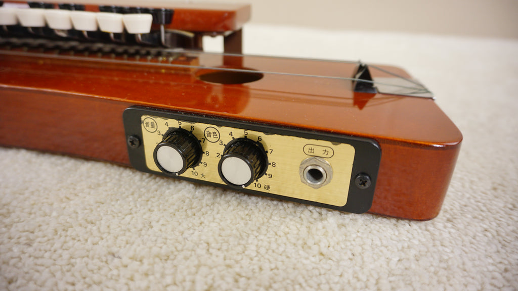 Suzuki Tokumatsu Soprano Electric Taishogoto 1980s Vintage Nagoya Harp Natural