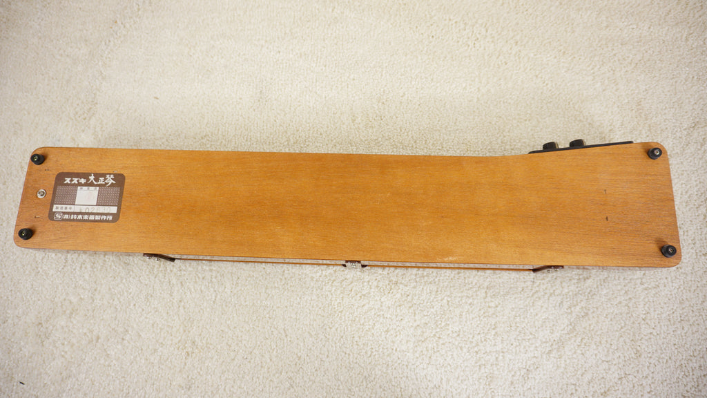 Suzuki Tokumatsu Soprano Electric Taishogoto 1980s Vintage Nagoya Harp Natural
