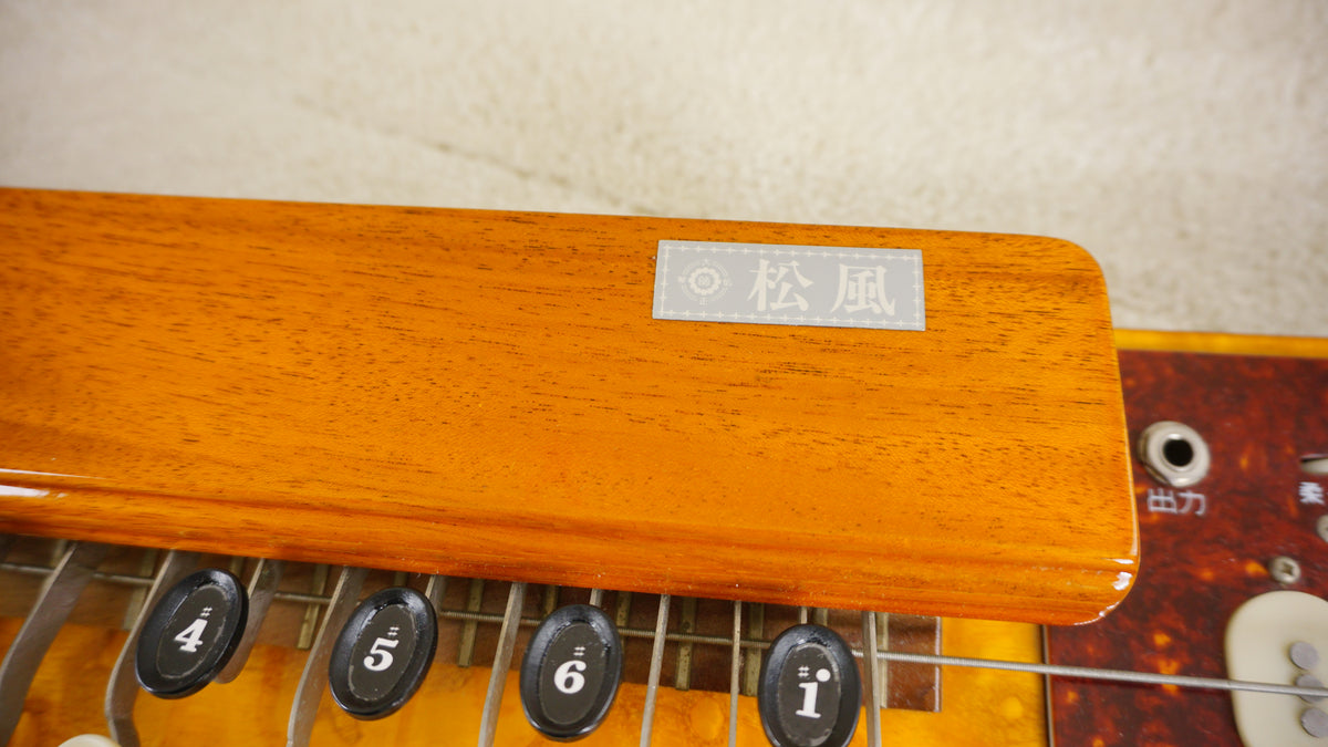 Kindenryu Matsukaze Bass Electric Taishogoto 30 Inch Japanese Nagoya Harp