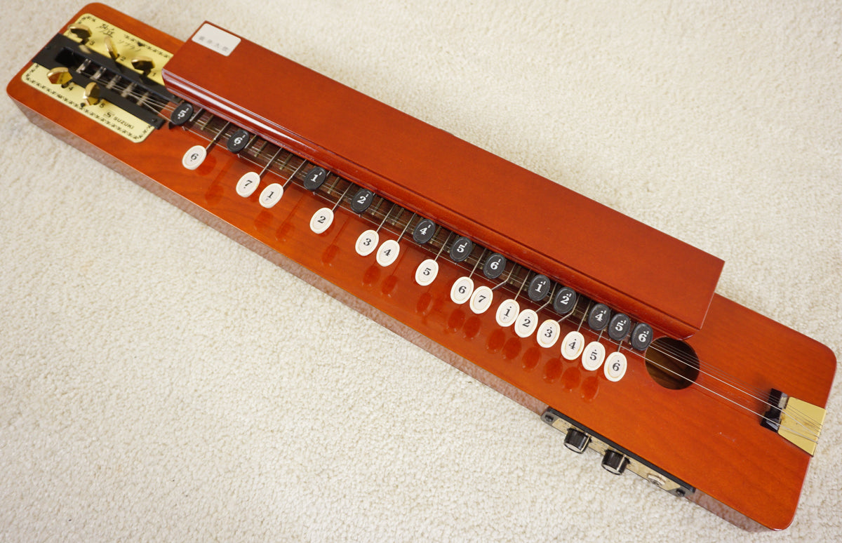 Suzuki Sakyu Soprano Electric Taishogoto Amber Stain 1988