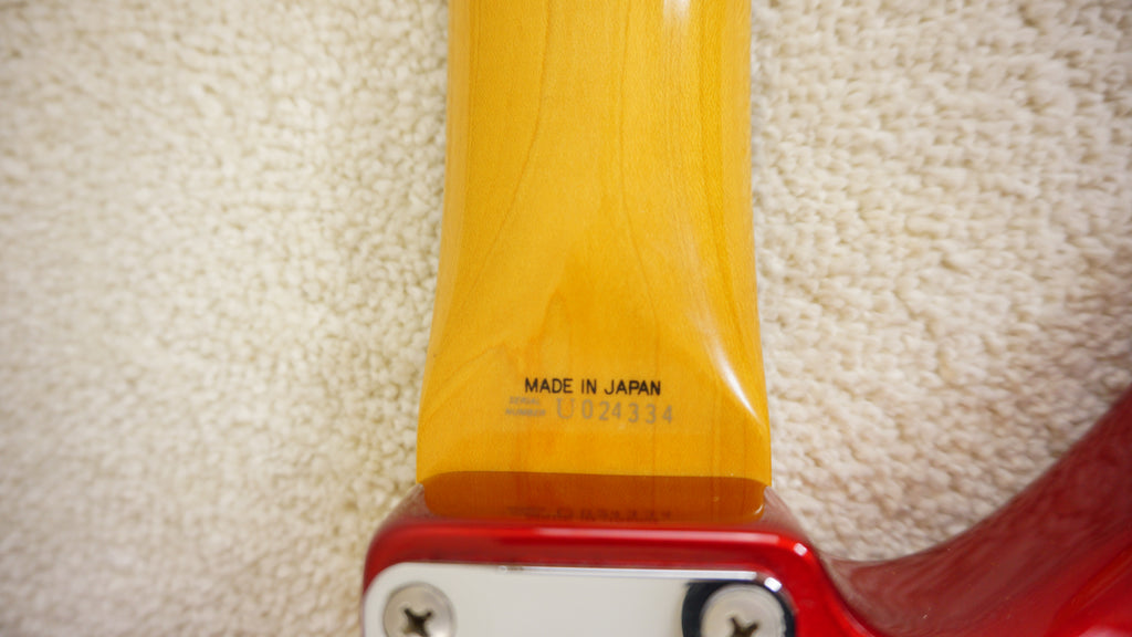 Fender Japan 2010 JG66-MH Jaguar Candy Apple Red Matching Headstock