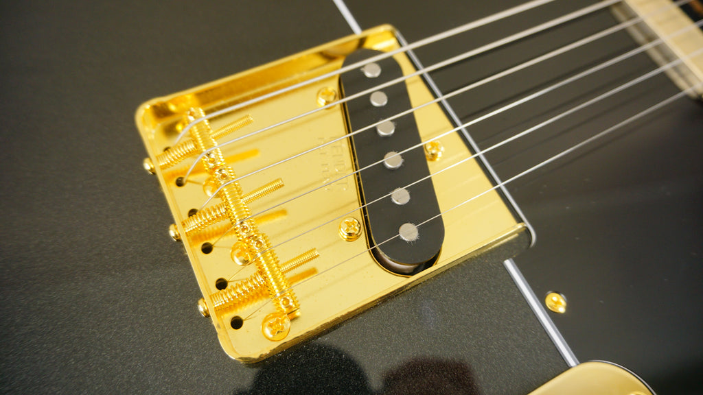 Fender Japan 2025 Traditional 60s Telecaster Black Pearl Gold Hardware