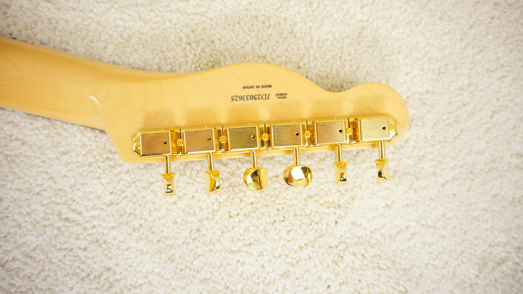 Fender Japan 2025 Traditional 60s Telecaster Black Pearl Gold Hardware