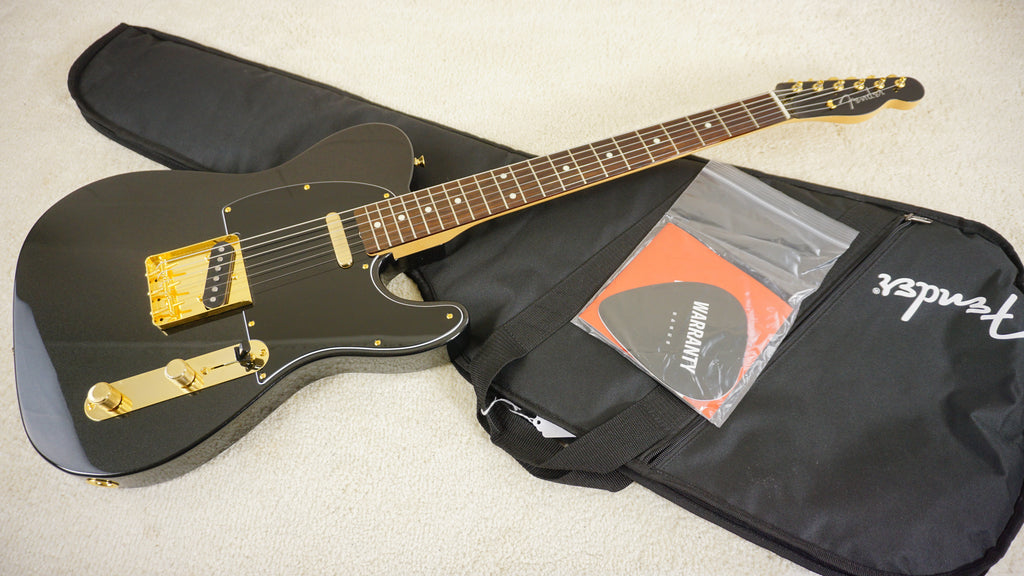 Fender Japan 2025 Traditional 60s Telecaster Black Pearl Gold Hardware
