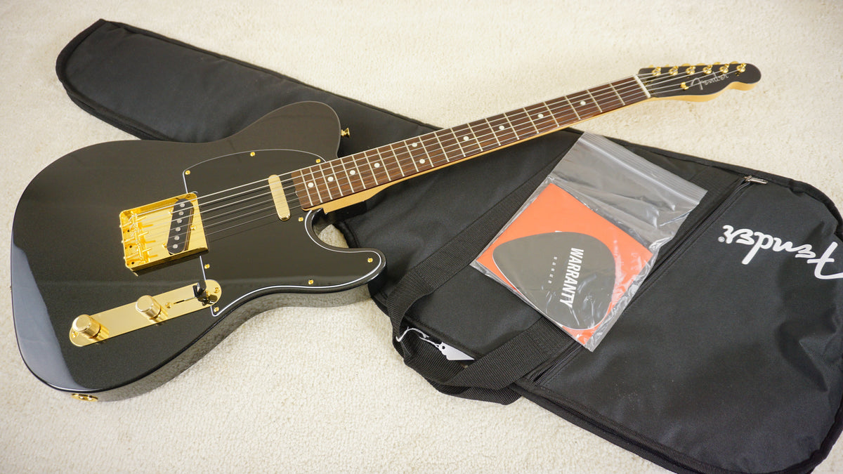 Fender Japan 2025 Traditional 60s Telecaster Black Pearl Gold Hardware