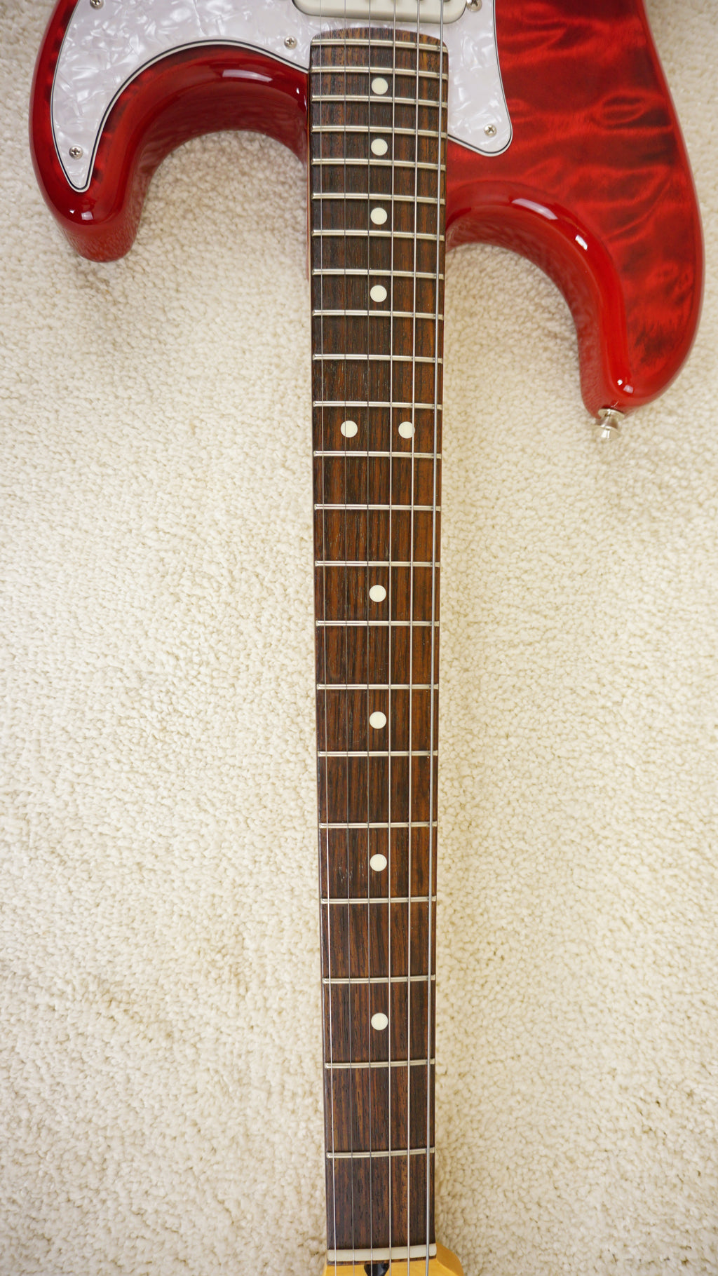 Fender Japan 2023 Hybrid II Stratocaster Quilt Maple Red Beryl
