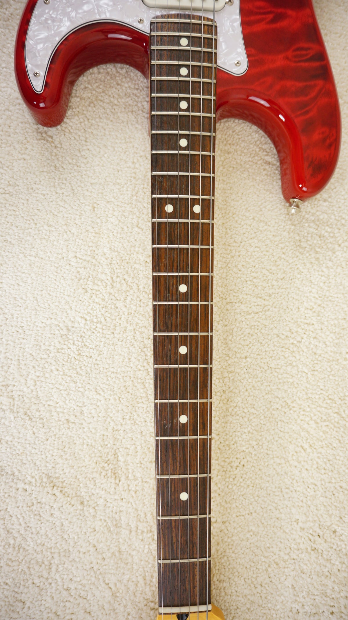 Fender Japan 2023 Hybrid II Stratocaster Quilt Maple Red Beryl