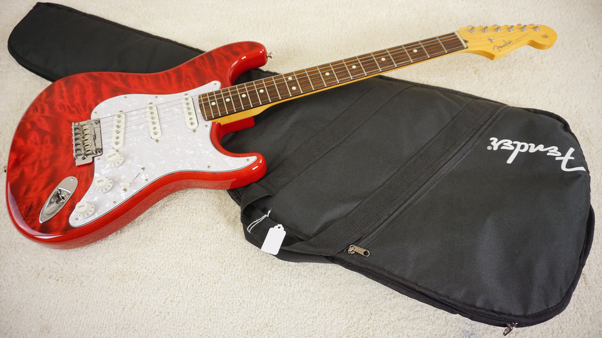 Fender Japan 2023 Hybrid II Stratocaster Quilt Maple Red Beryl