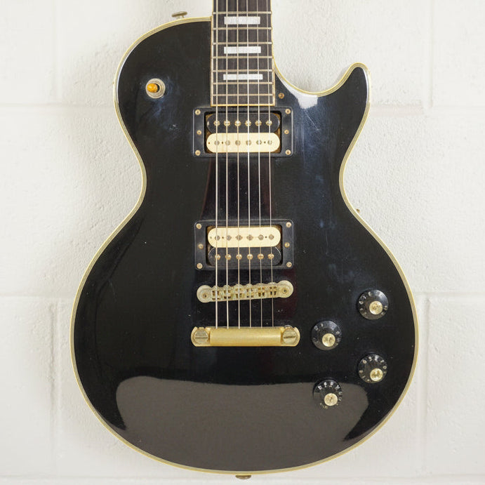 Yamaha Custom LP Style Electric Guitar Black MIJ Vintage Japan