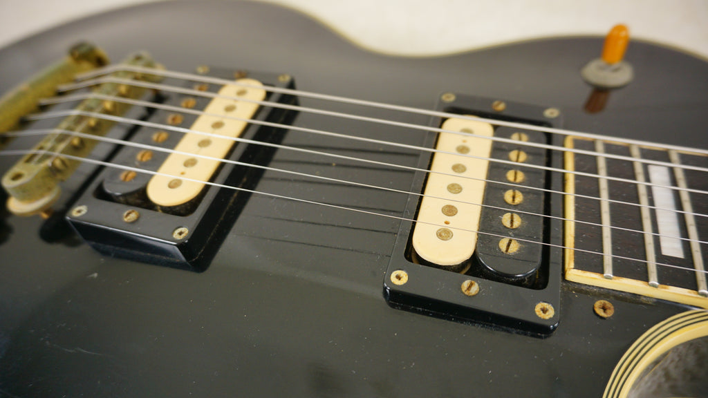 Yamaha Custom LP Style Electric Guitar Black MIJ Vintage Japan
