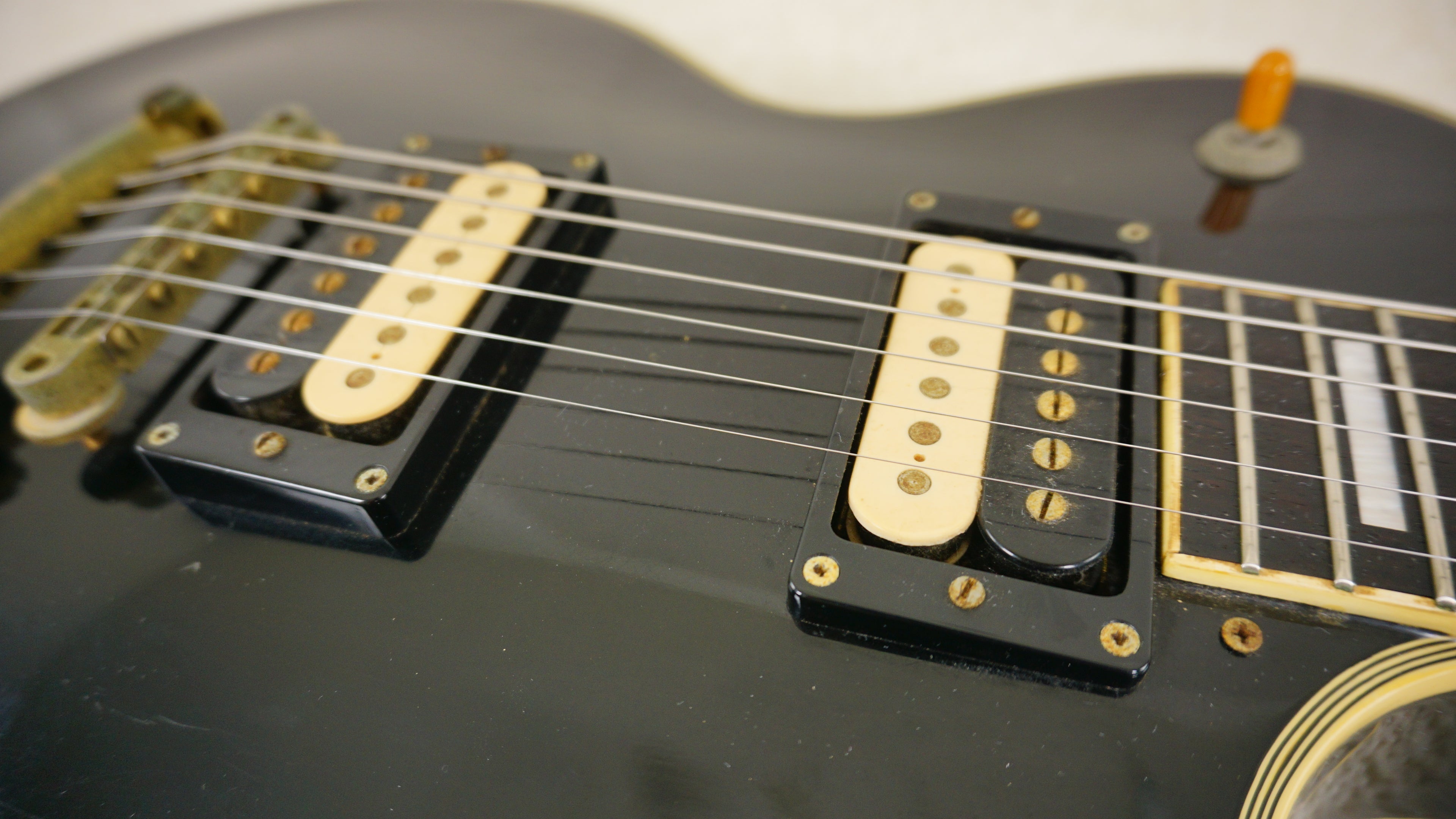Yamaha Custom LP Style Electric Guitar Black MIJ Vintage Japan
