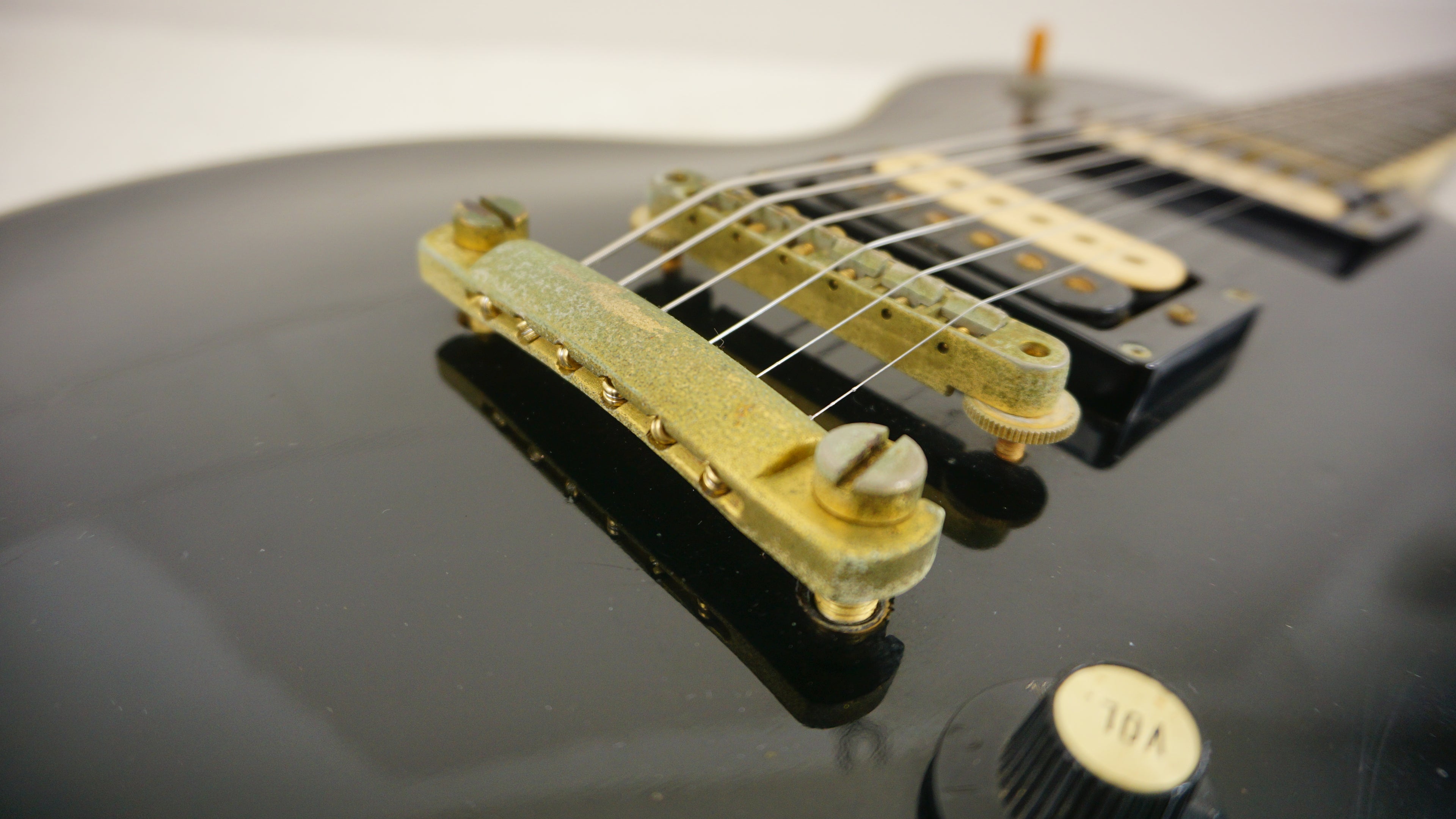 Yamaha Custom LP Style Electric Guitar Black MIJ Vintage Japan