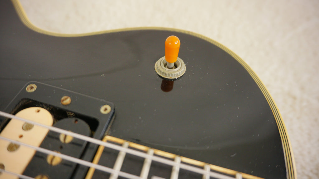 Yamaha Custom LP Style Electric Guitar Black MIJ Vintage Japan
