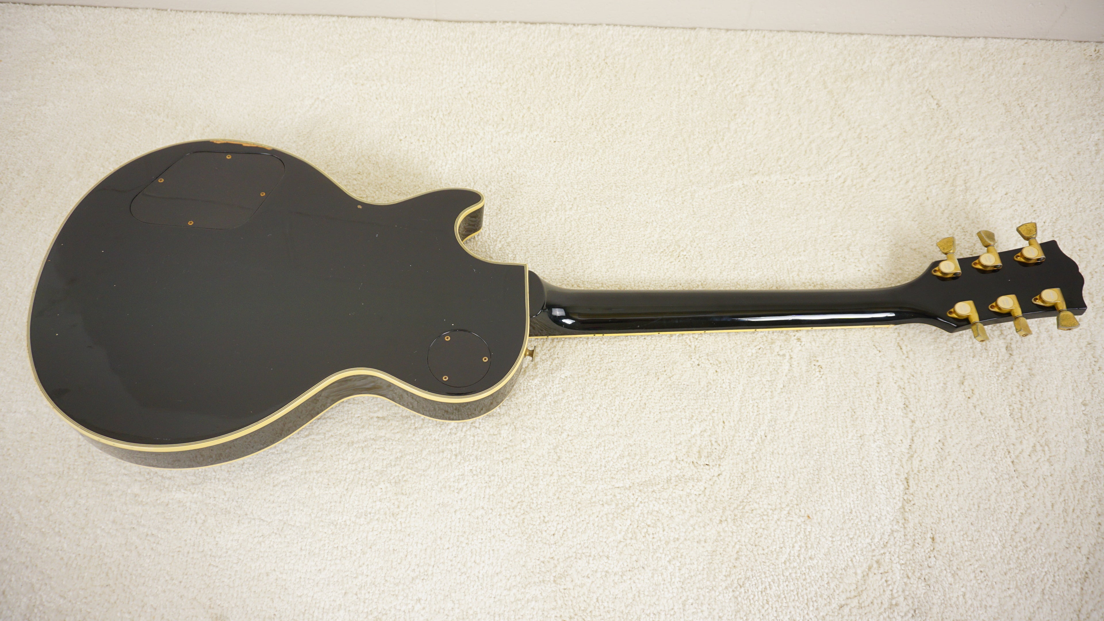 Yamaha Custom LP Style Electric Guitar Black MIJ Vintage Japan