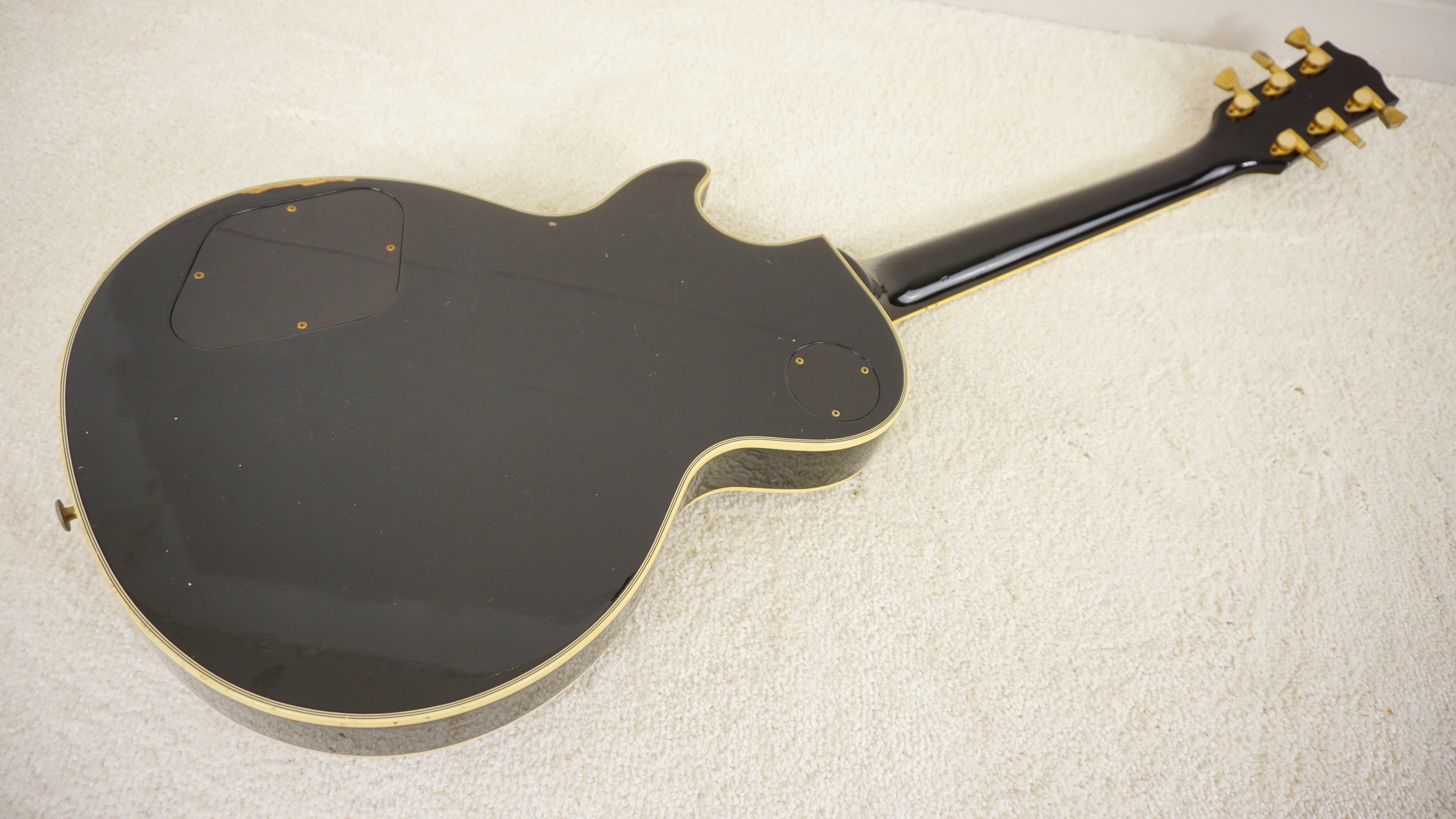 Yamaha Custom LP Style Electric Guitar Black MIJ Vintage Japan