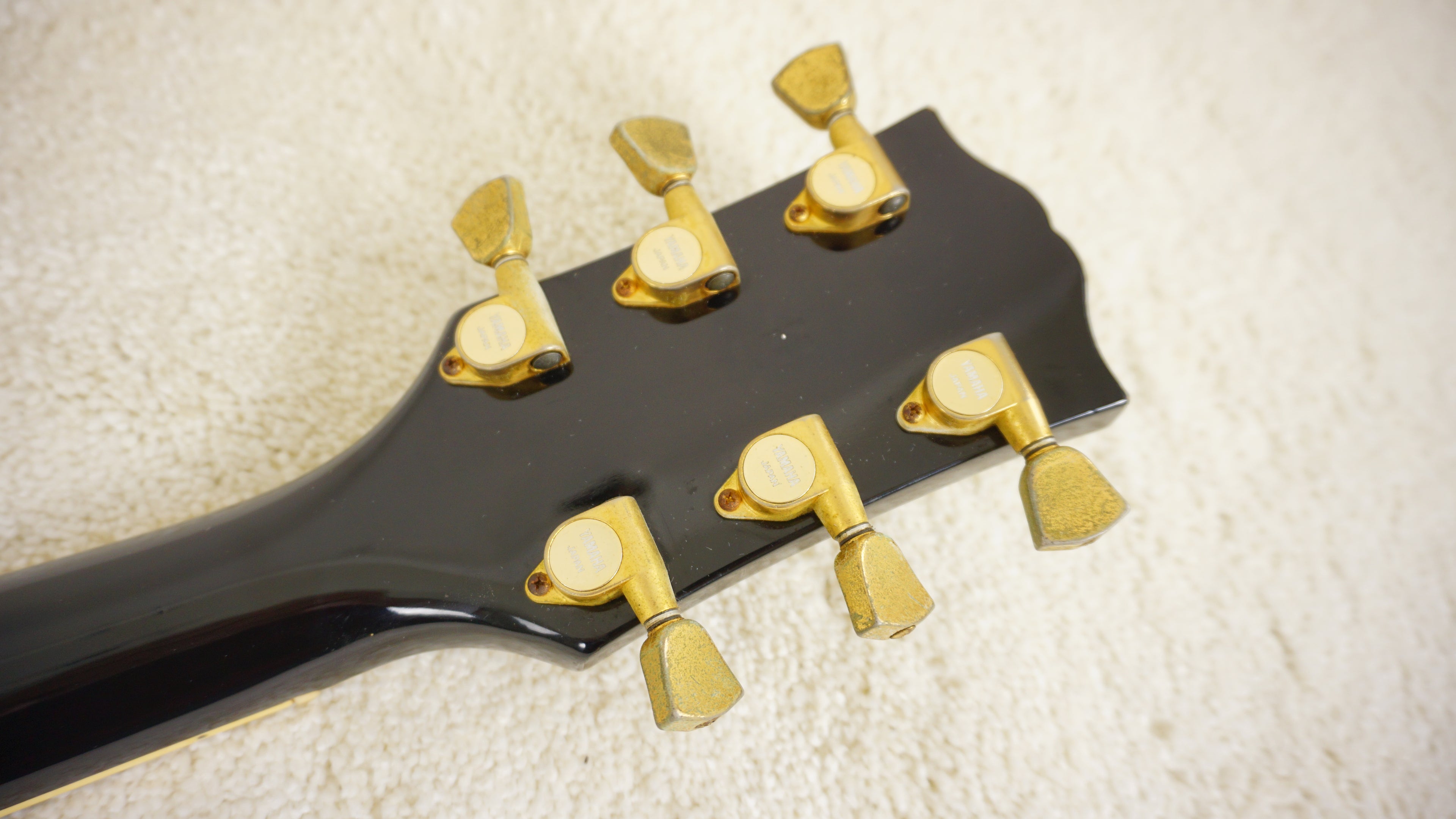 Yamaha Custom LP Style Electric Guitar Black MIJ Vintage Japan