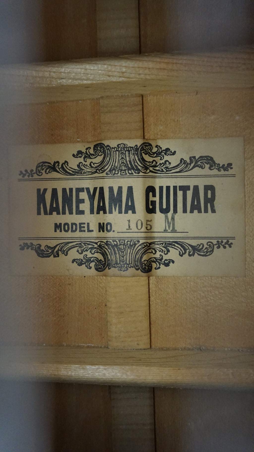 Kaneyama 105M Vintage Classical Guitar MIJ w/ Hard Case