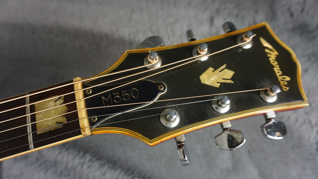 Morales M350 Jumbo Acoustic Japan Sunburst w/ Hard Case