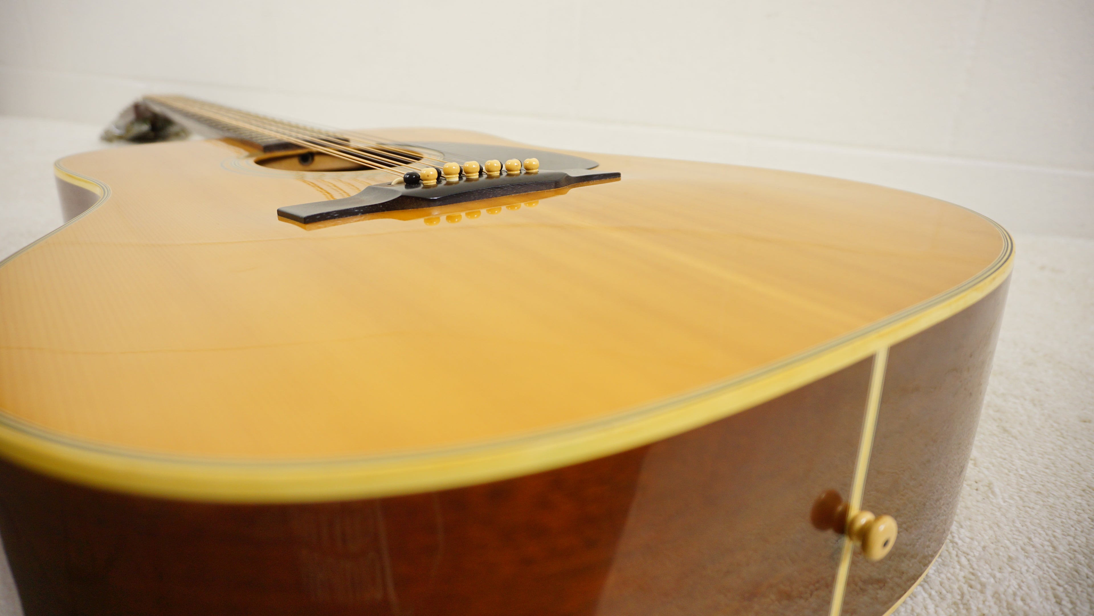 Cat's Eyes CE-350TW 12-String Acoustic Guitar MIJ Japan w/ Hard Case