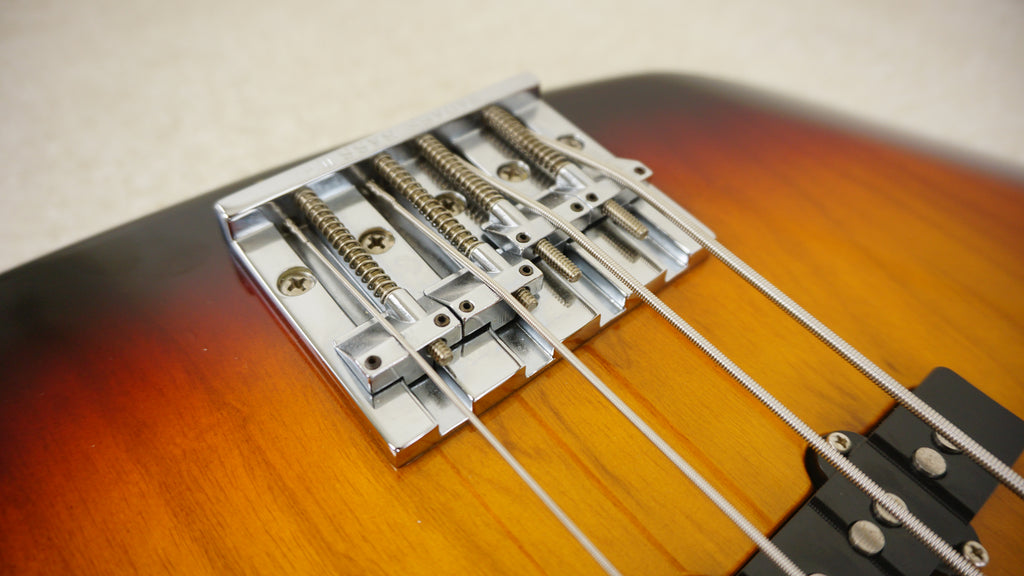 Fender Japan JB-75 Jazz Bass w/ Badass II Bridge – 3-Tone Sunburst 02-04