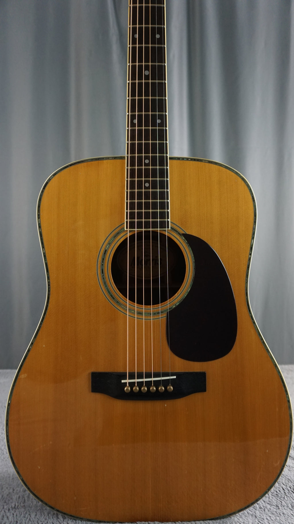 Morris W-35 Vintage MIJ Dreadnought Acoustic Guitar w/ Hard Case