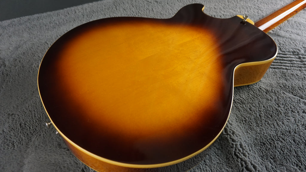 Terada HM Semi Hollowbody Electric Guitar Sunburst - Japan w/ Case