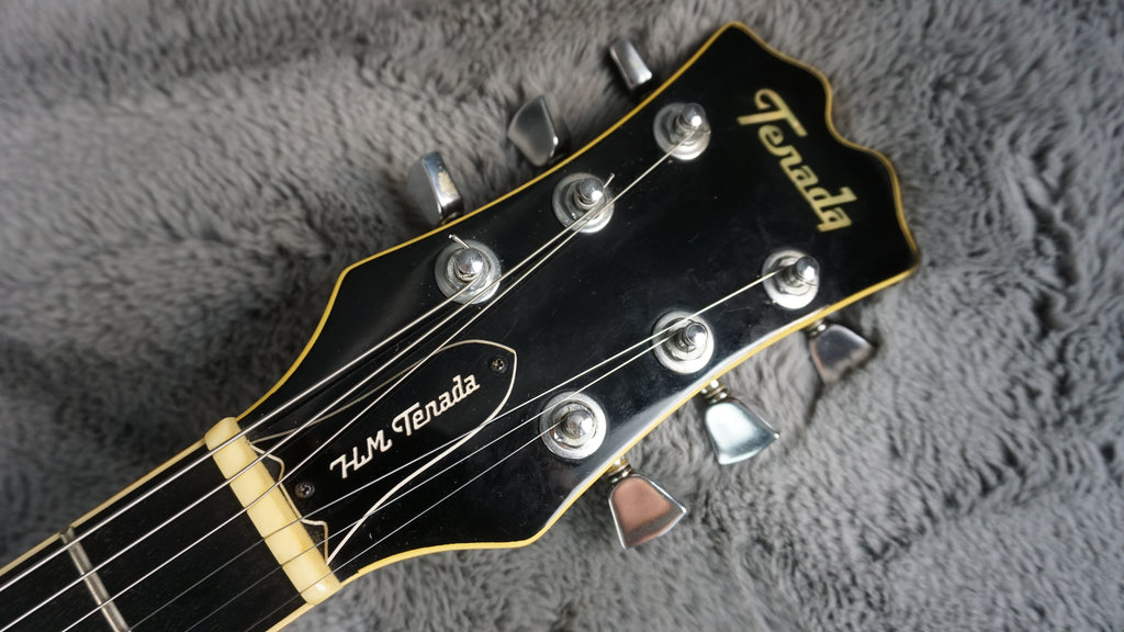 Terada HM Semi Hollowbody Electric Guitar Sunburst - Japan w/ Case