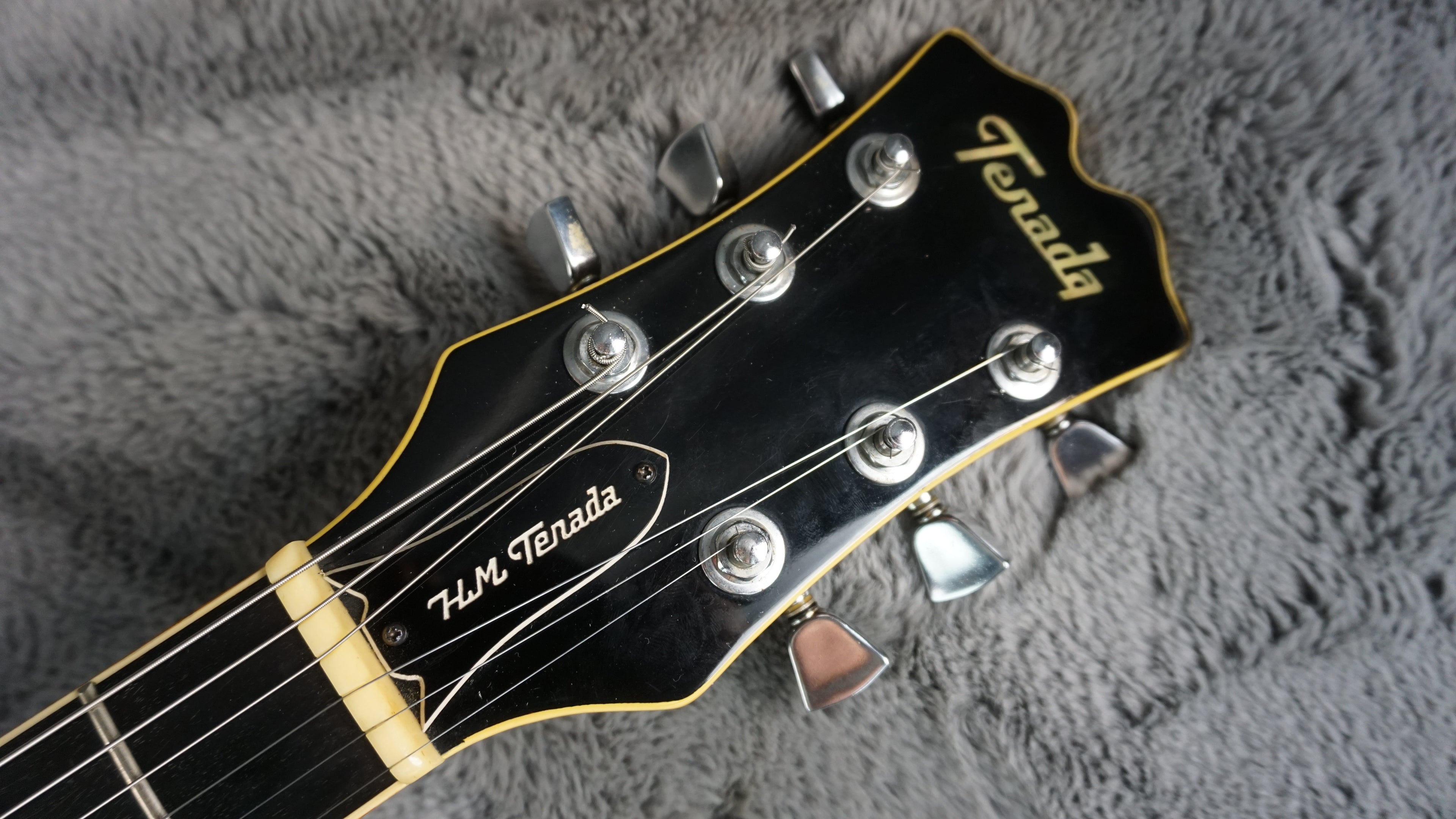 Terada HM Semi Hollowbody Electric Guitar Sunburst - Japan w/ Case