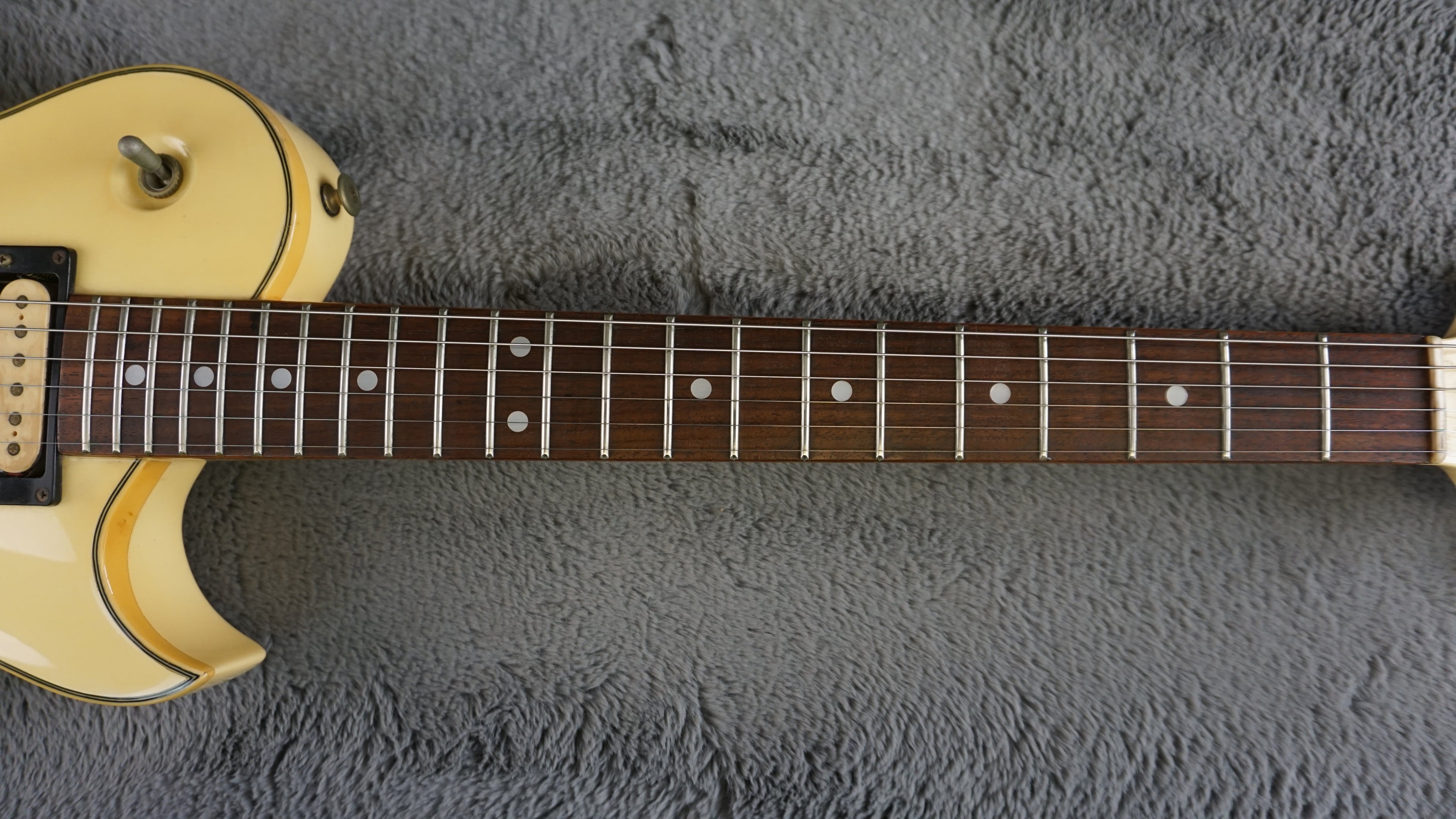 Aria Pro II PE-R80 Made in Japan Electric Guitar Ivory White