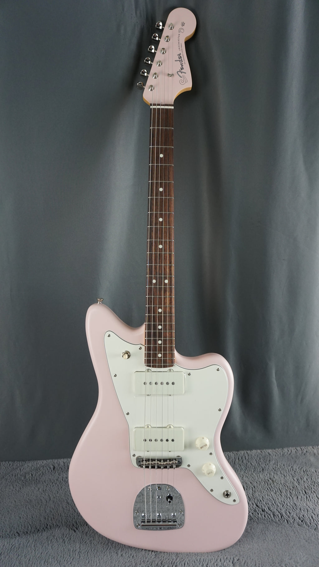 Fender Made in Japan FSR Hybrid II Jazzmaster Satin Shell Pink Kinko’s Exclusive 1 of 12