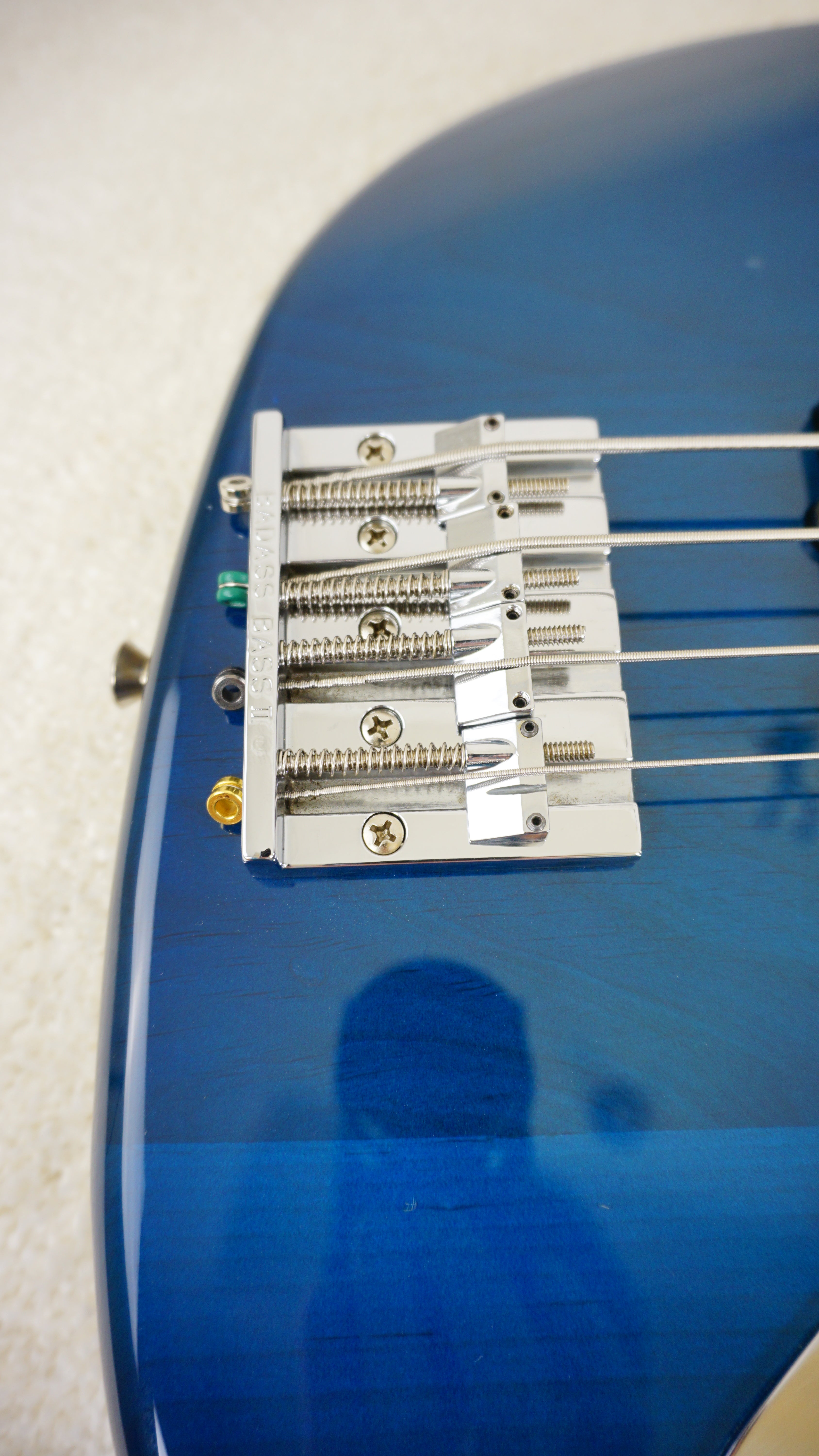 Fender Japan Jazz Bass 62 Reissue PJ Pickups - Badass Bridge - Translucent Blue - Matching Headstock