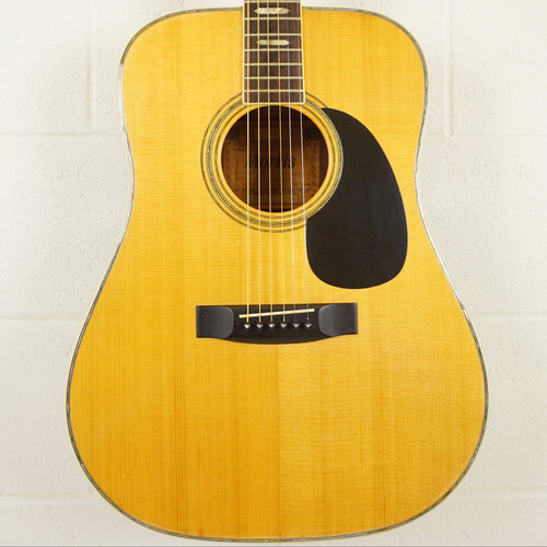 1973 Morris W-40 Vintage Japanese Dreadnought Acoustic Guitar w/ Hard Case