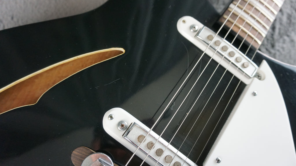 Guyatone SG42T 1960s - Black Super Rare Double Cut Japan
