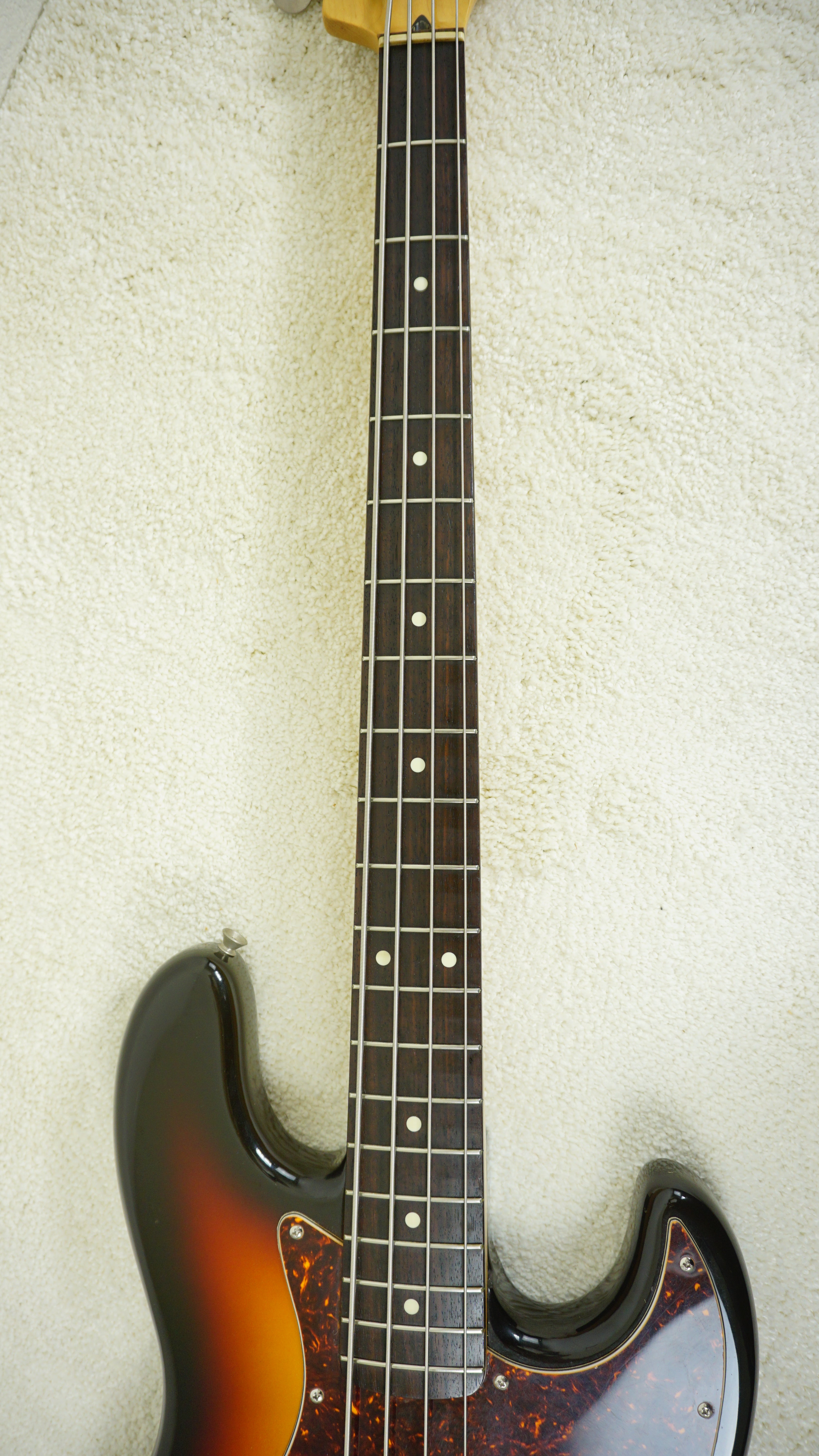 1993 Squier Silver Series Jazz Bass MIJ 3-Tone Sunburst Fujigen Japan